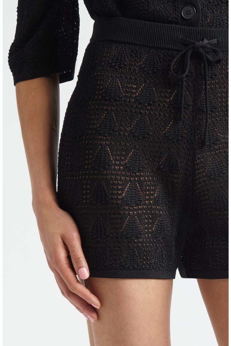 Cortes 3D Shell Knit Shorts, Alternate, color, BLACK