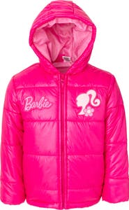 Barbie Hooded Puffer Jacket