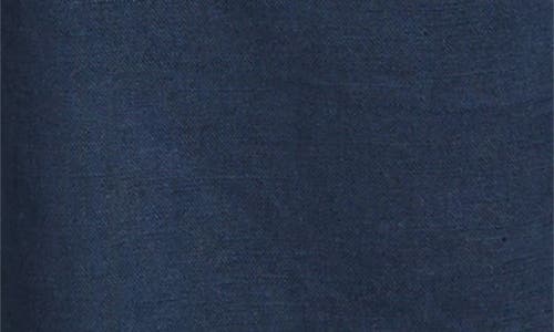 Artless Forever Pull-on Linen & Cotton Wide Leg Pants In Blue