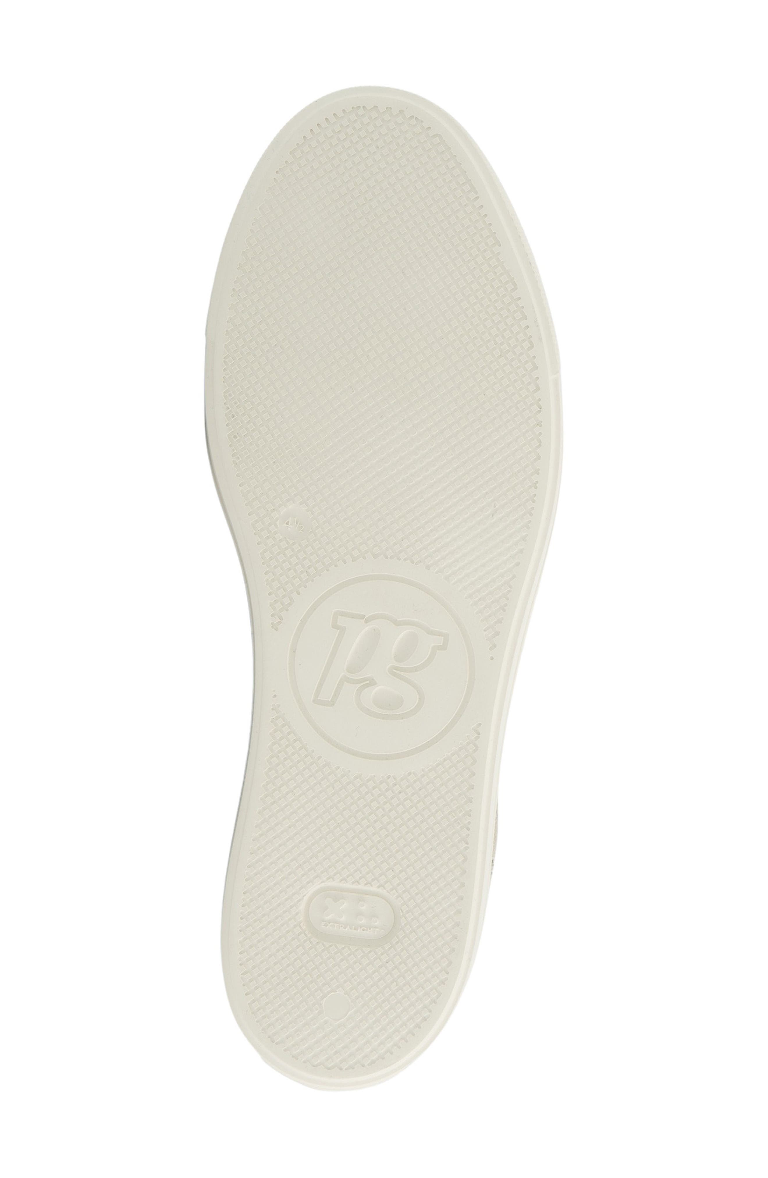 Dixie Canvas Sneaker, Alternate, color, SHELL METALLIC CANVAS