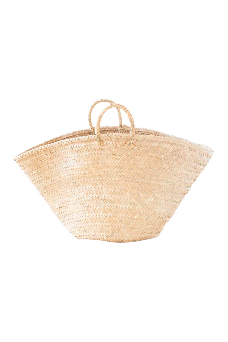 Oversized Palm Basket, Main, color, Natural