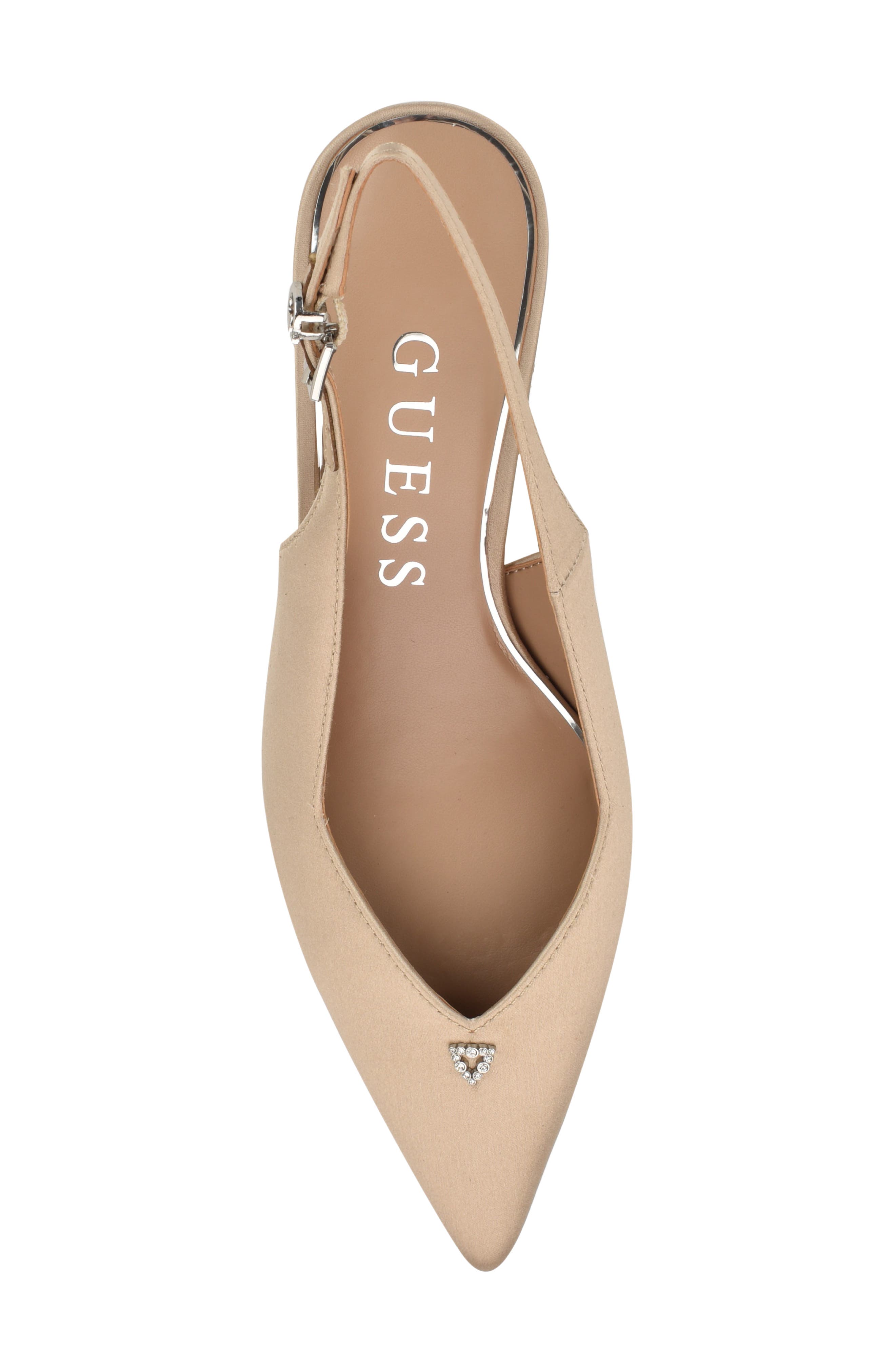 GUESS Yannick Slingback Pump, Alternate, color, Light Natural