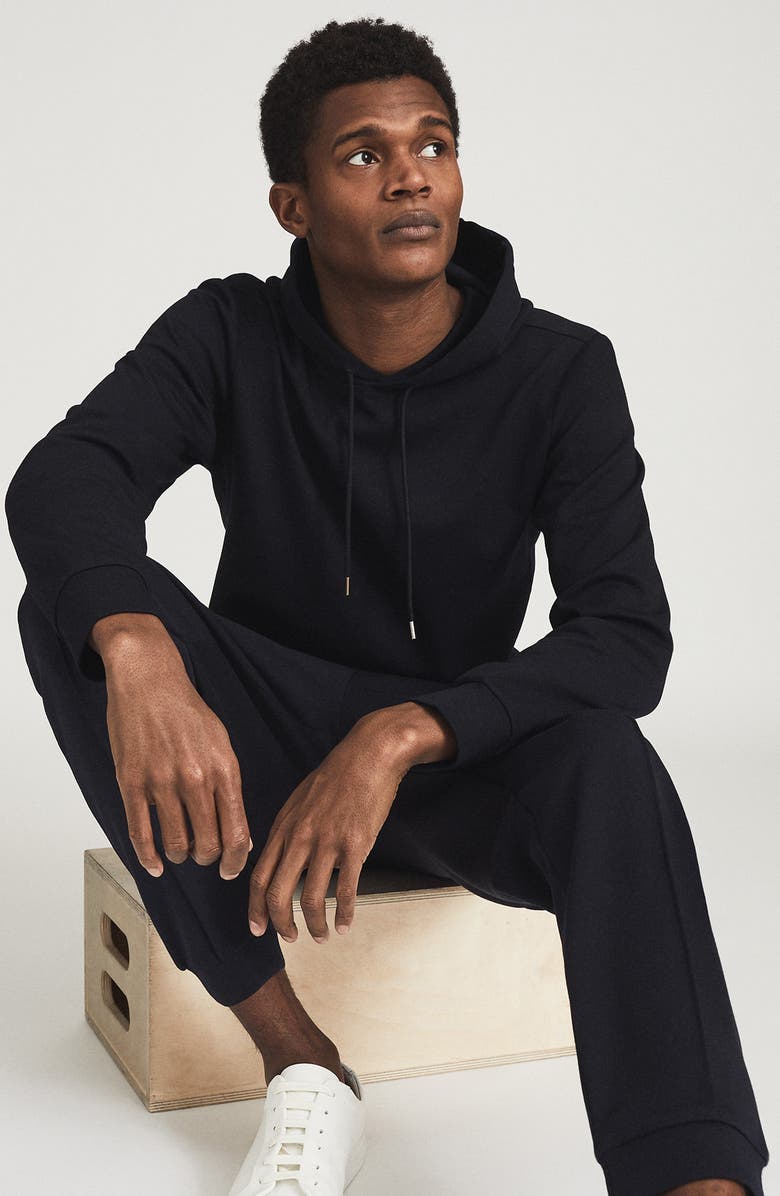 Reiss Fabien Pullover Hoodie, Alternate, color, 