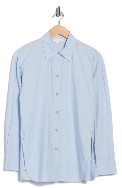 Vince Hemd Aus Baumwollpopeline In Blue