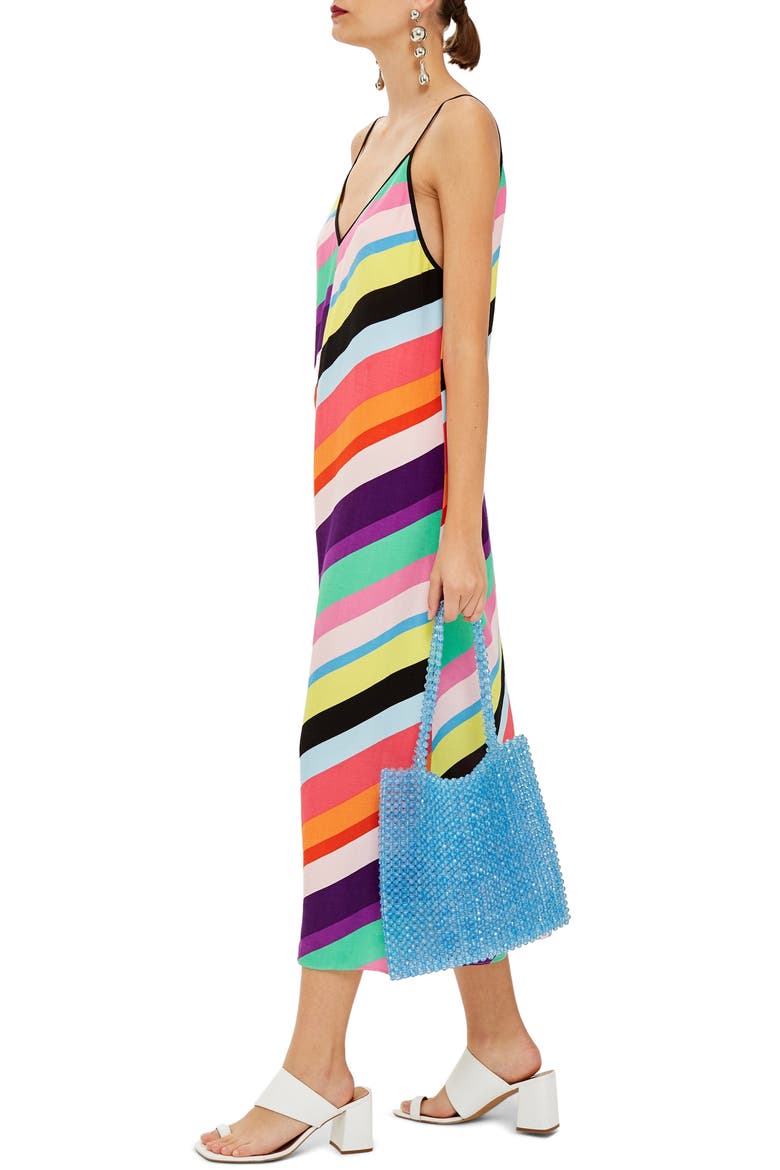 Stripe Maxi Dress, Alternate, color, BLACK MULTI