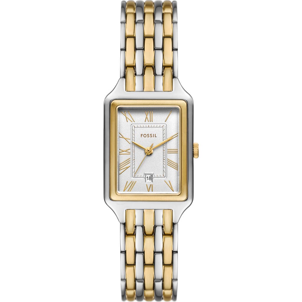 Fossil Women's Raquel Silver Dial Watch In Gold