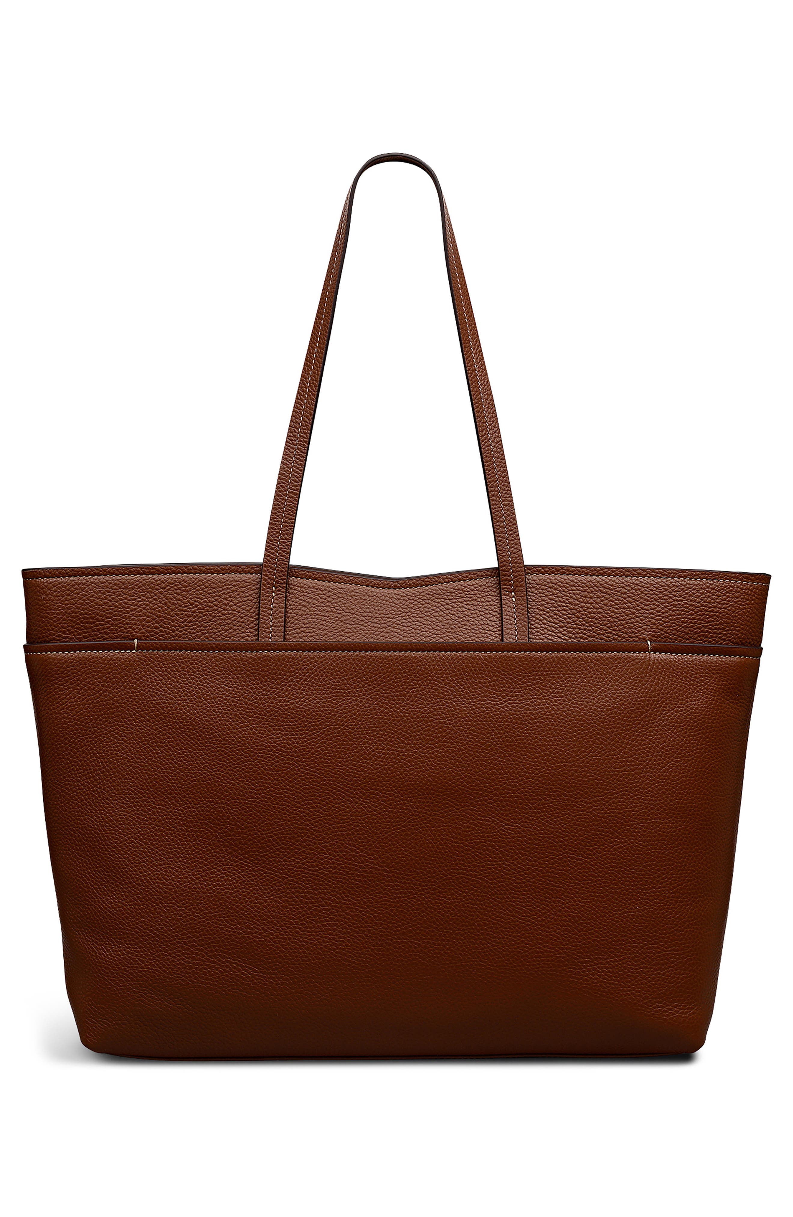 Radley Large Maldon Mews Zip Top Tote Bag, Alternate, color, Cognac