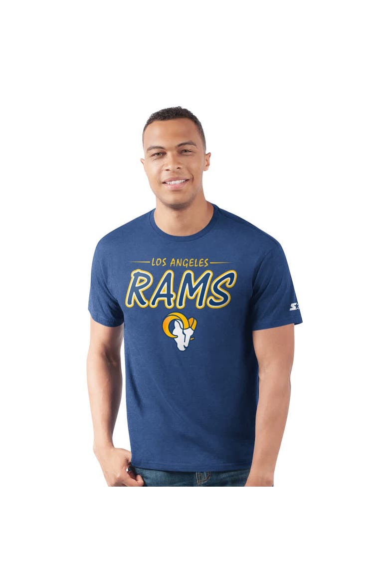 Men's Starter  Royal Los Angeles Rams Prime Time T-Shirt, Alternate, color, Royal