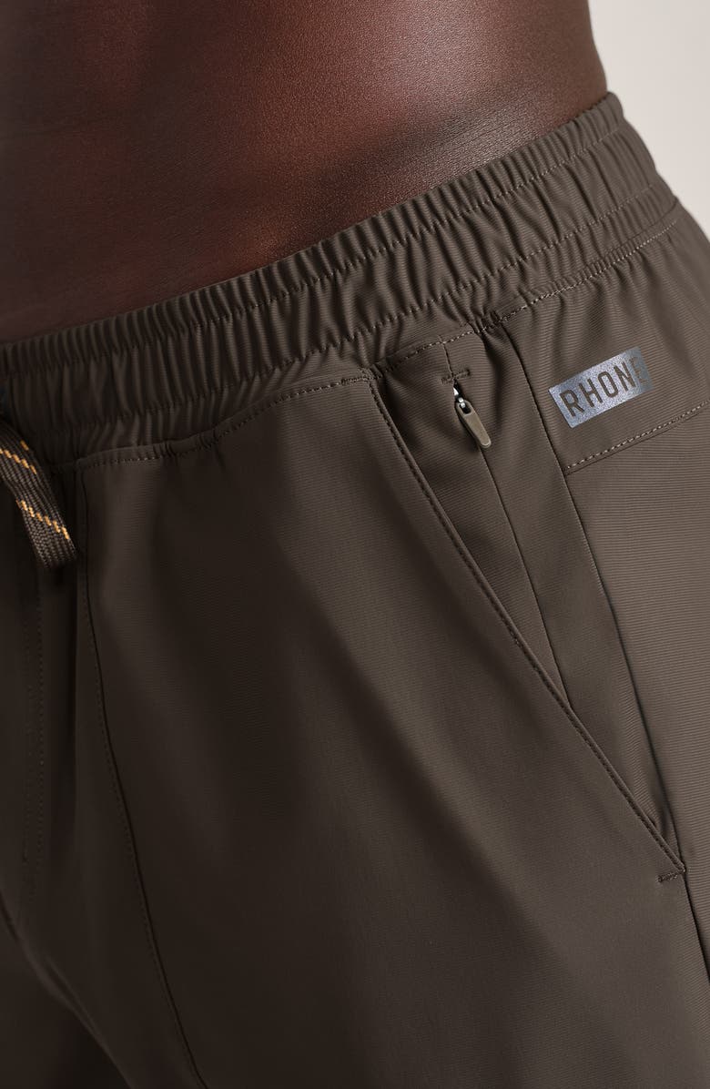 Rhone Pursuit Training Pants, Alternate, color, Cafe Noir