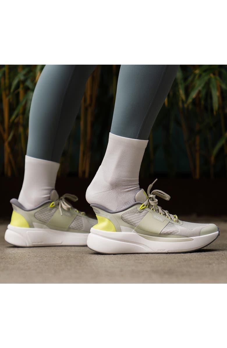 Kizik Freedom Run Sneaker, Alternate, color, Celadon Tint/Minced Quince