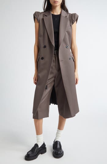 sacai 国内買付 Doeskin Pants 新作【SACAI】Doeskin Pants (sacai/パンツ) 25-07702-001【BUYMA】