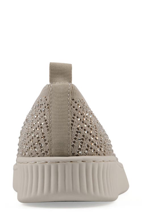 Cliffs By White Mountain Digs Slip-on Sneaker In Taupe Fabric
