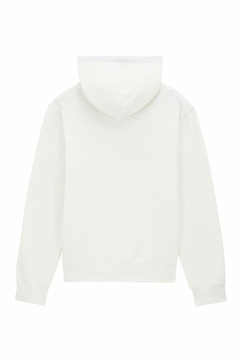 Men's Solid Cotton Hoodie Sweatshirt, Alternate, color, OFF WHITE