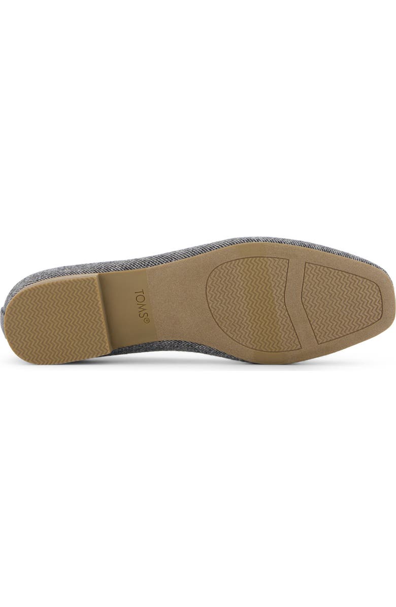 TOMS Briella Ballet Flat, Alternate, color, Dark Grey