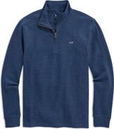 vineyard vines Saltwater Stripe Quarter Zip Pullover