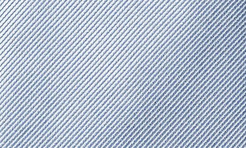Eton Light Blue Solid Silk Twill Tie In Blue