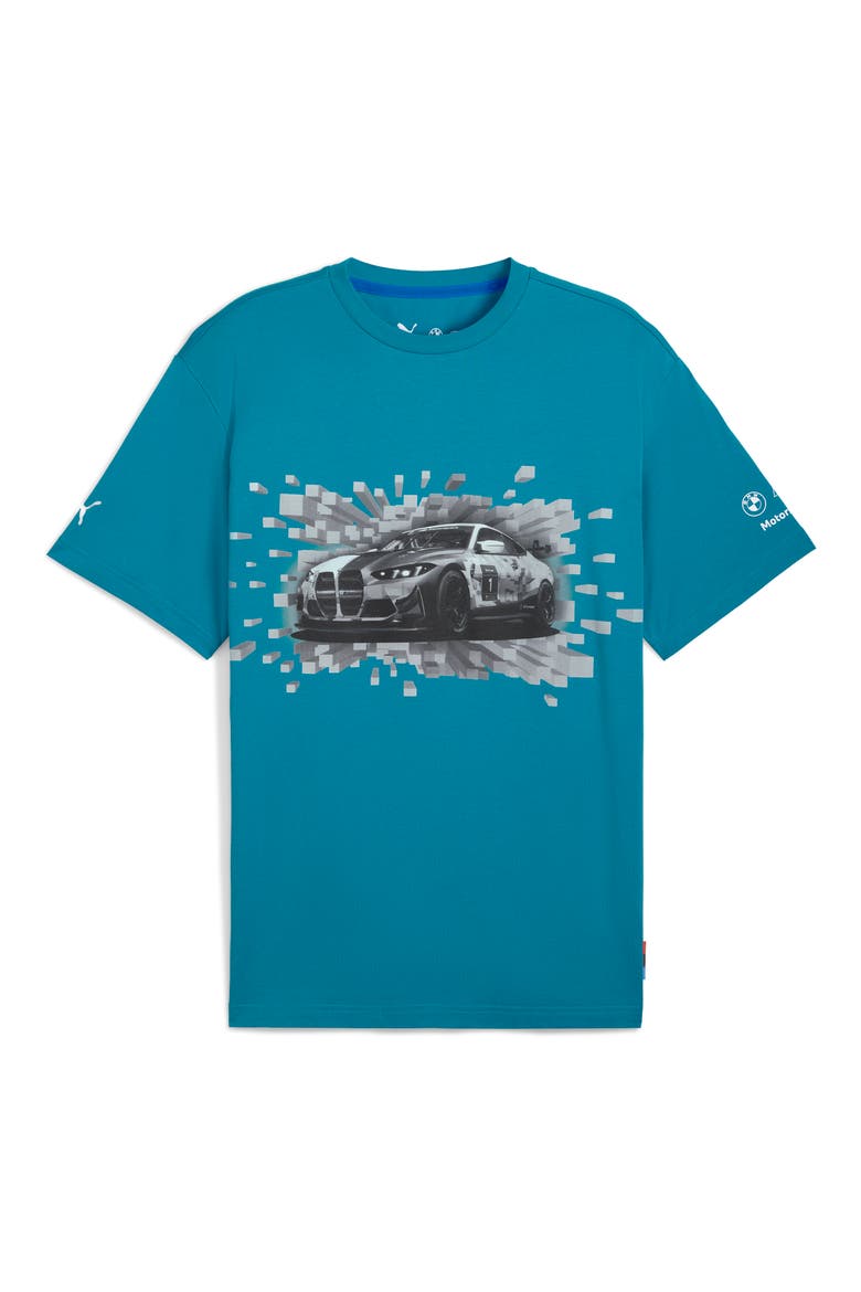 BMW M4 EVO Cotton Graphic T-shirt, Alternate, color, TROPICAL BLUE