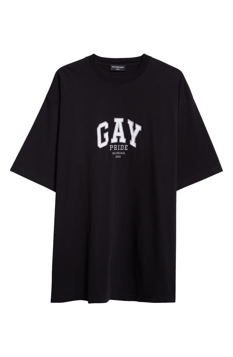 Balenciaga Gay Pride 2021 Graphic Tee, Main, color,