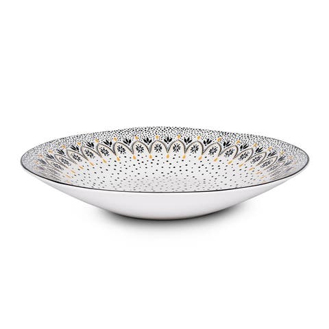 Sara Miller Artisanne Noir Large Serving Bowl 14"
