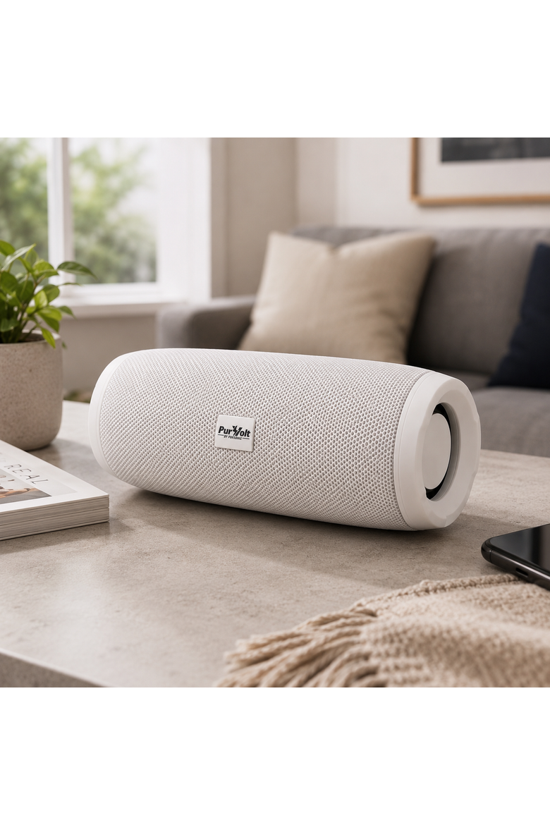Wireless Speaker - The Power Player, Alternate, color, White