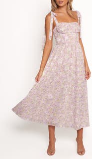 Petal & Pup Hayden Floral Mesh Maxi Sundress