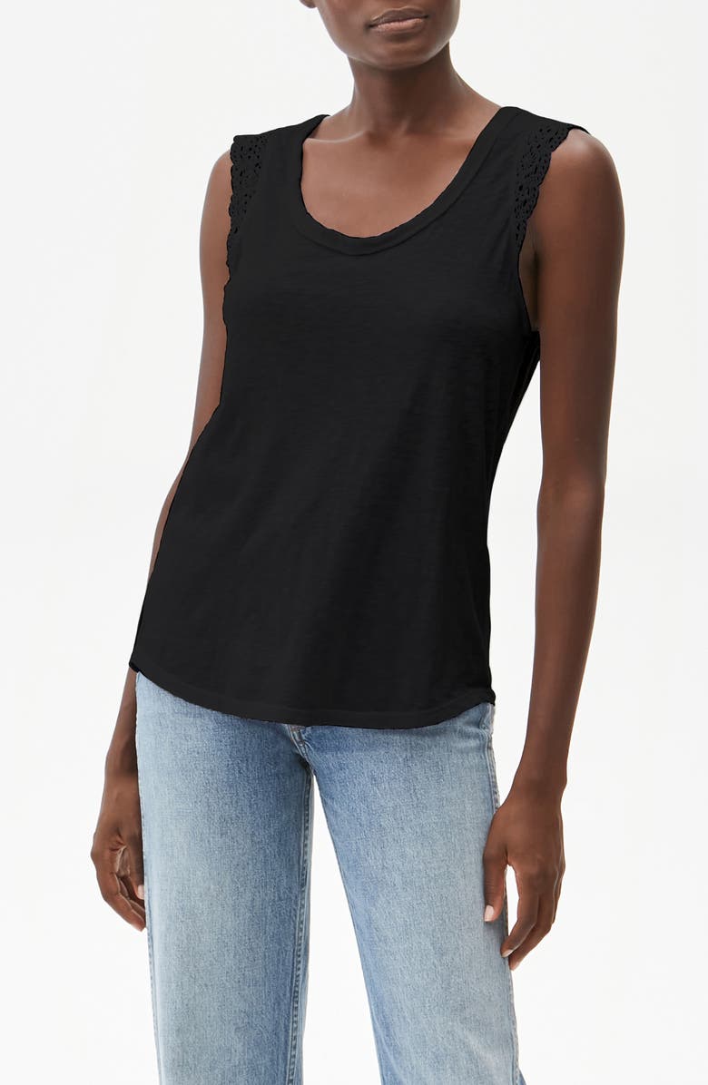 Michael Stars Vienna Lace Tank, Alternate, color,