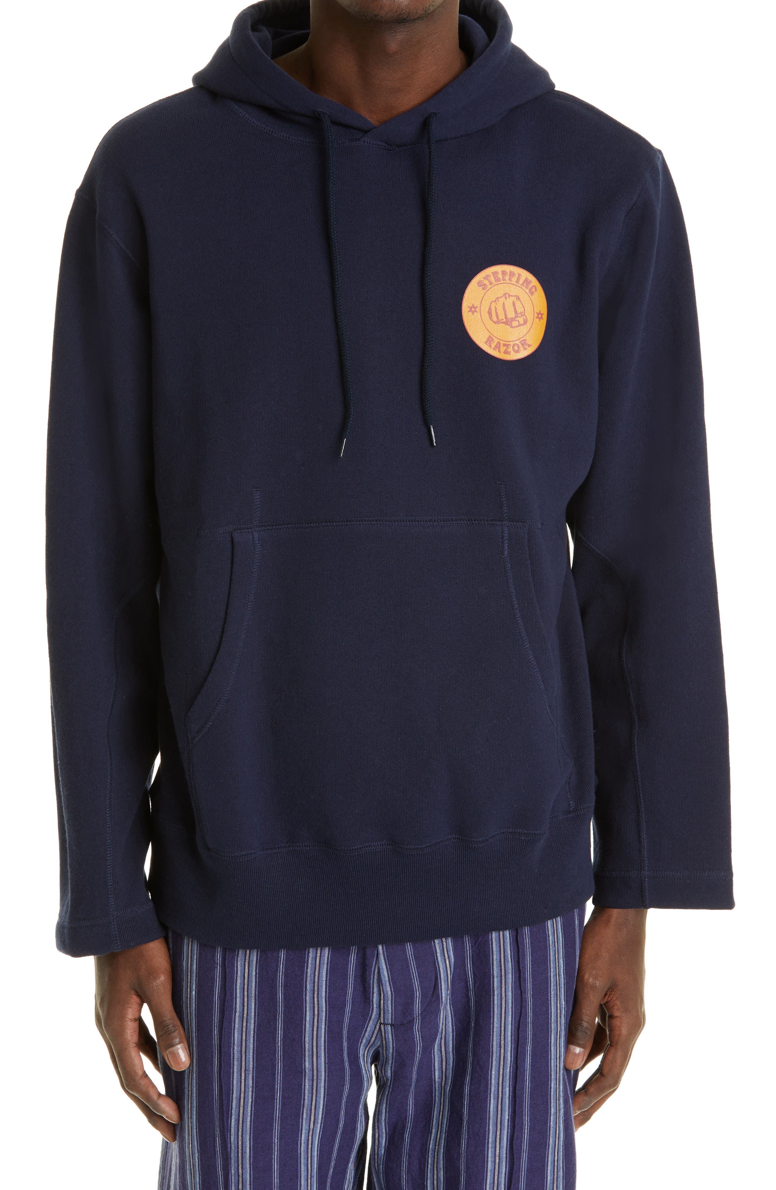 Nicholas Daley Stepping Razor Graphic Cotton Hoodie (Men) | Nordstrom