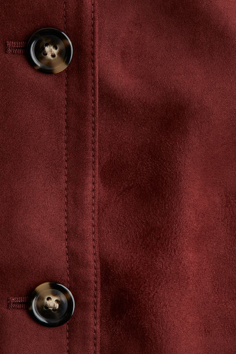 Collared Jacket, Alternate, color, Dark red