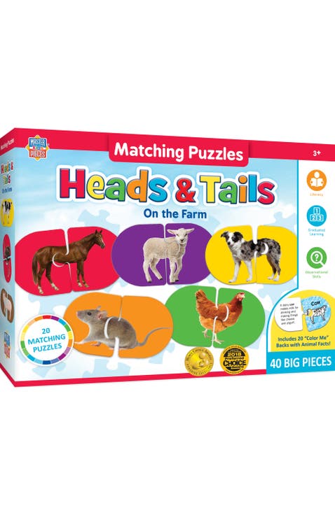 Heads & Tails Farm Matching Puzzles