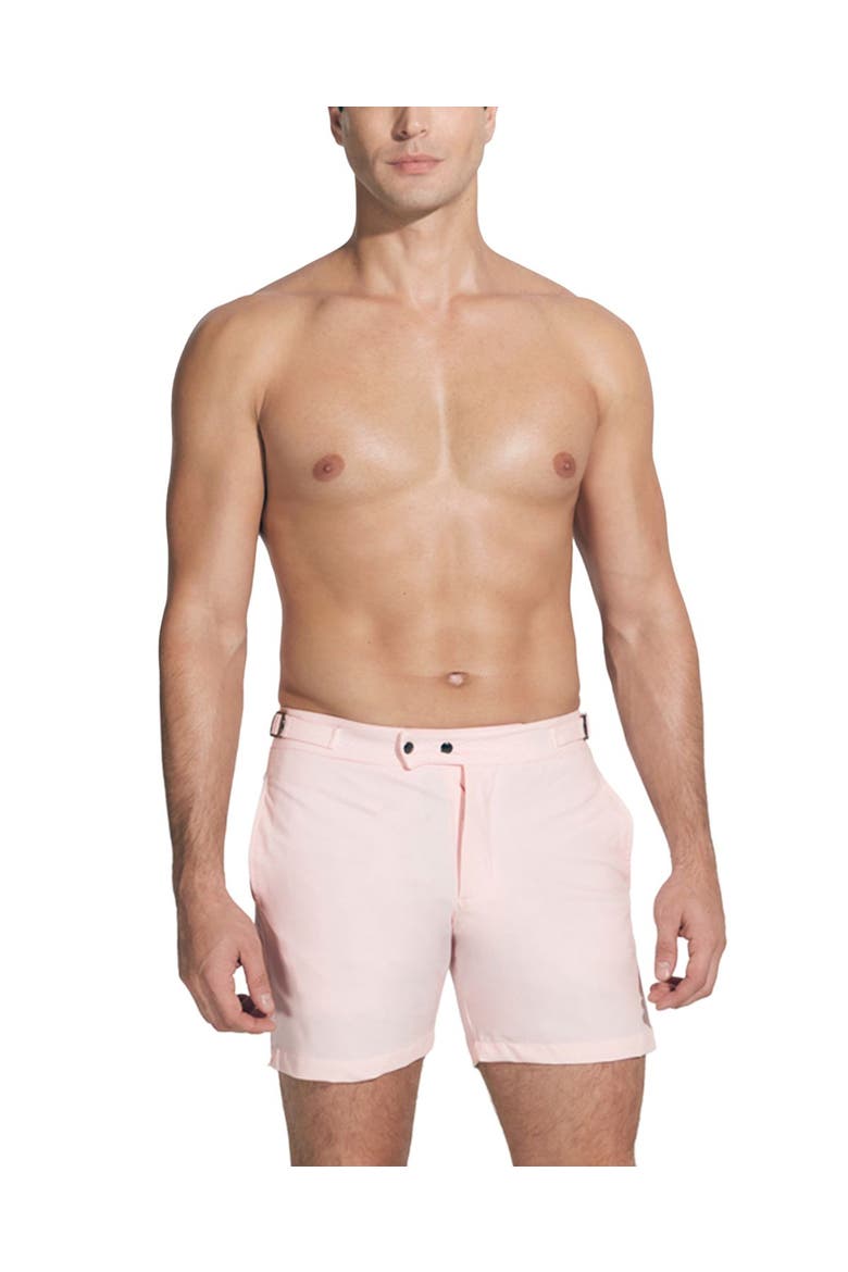Jack - Men Swim Shorts, Main, color, Light/Pastel Pink