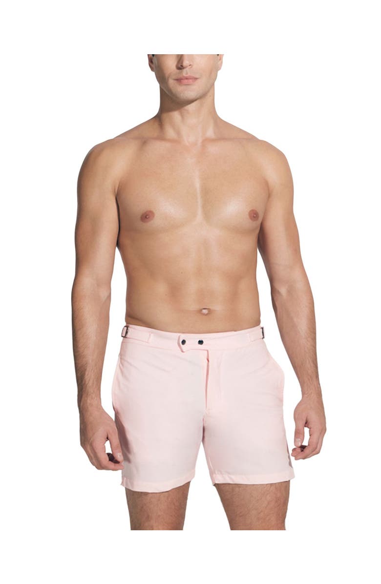 Moeva Jack - Men Swim Shorts, Main, color, Light/Pastel Pink