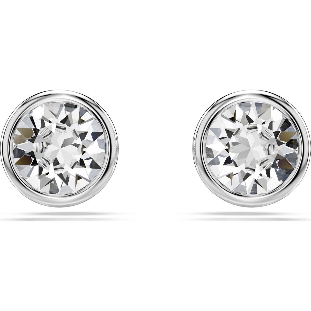 Swarovski Imber Crystal Stud Earrings In Silver
