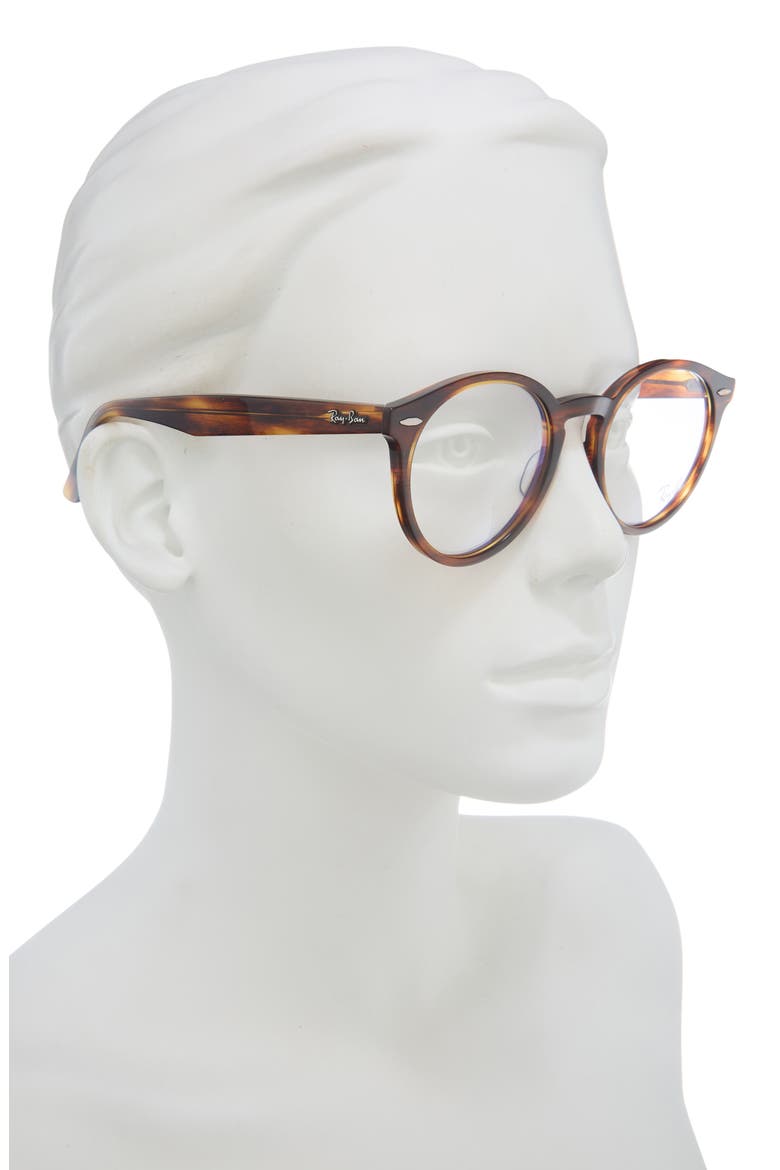 Phantos 51mm Optical Glasses, Alternate, color, STRIPED HAVANA