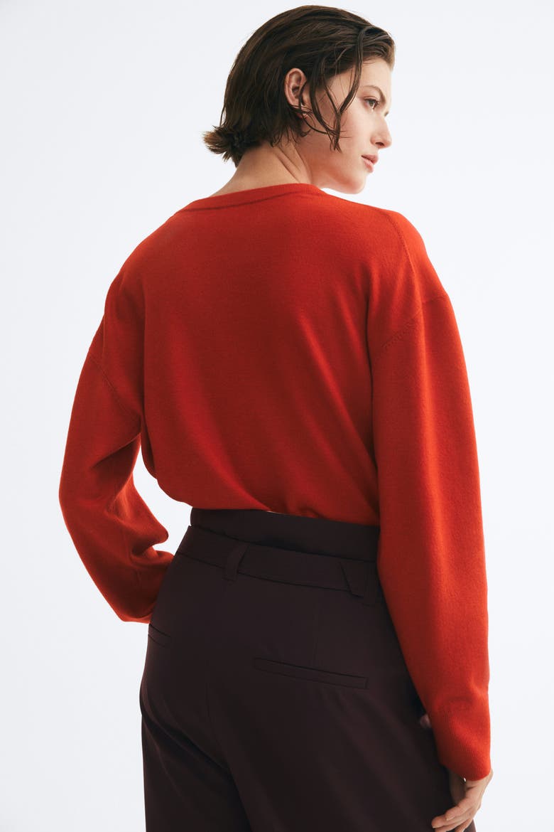 Paper-Bag Pants With Belt, Alternate, color, Dark brown