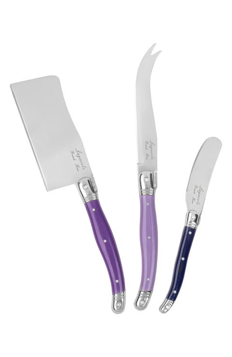 Set of 3 Assorted Laguiole Cheese Knives