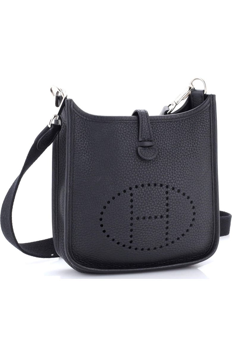 Pre-Owned Hermes Evelyne Bag Gen III Clemence TPM, Alternate, color, Noir