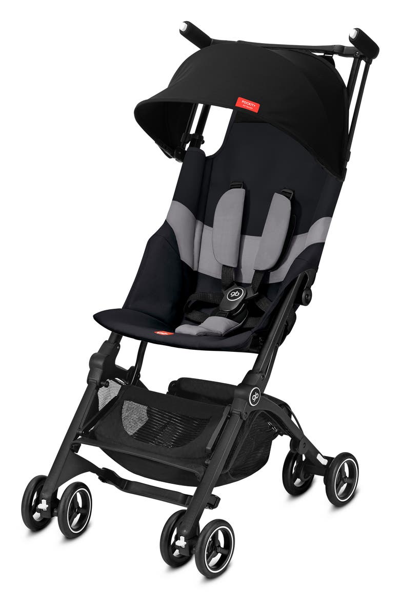 gb Pockit+ Stroller with All Terrain Wheels, Main, color, VELVETBLACK