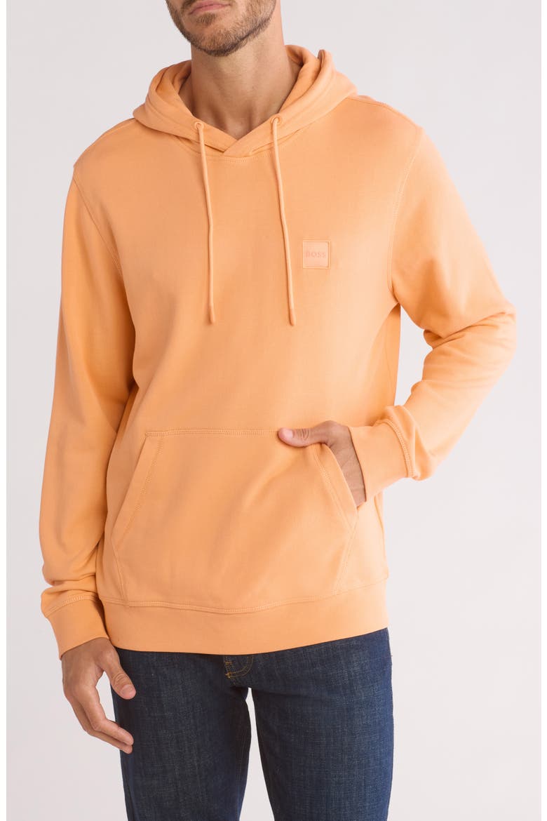 Wetalk Cotton Pullover Hoodie, Main, color, PASTEL ORANGE