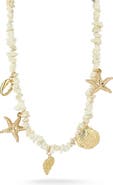 SPHERA MILANO Shell Charm Necklace