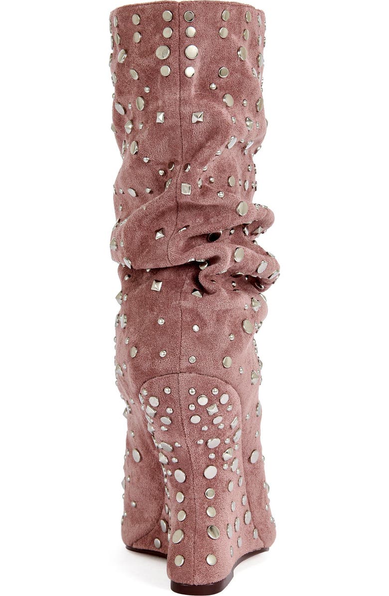 AZALEA WANG Naomani Wedge Bootie, Alternate, color, Pink