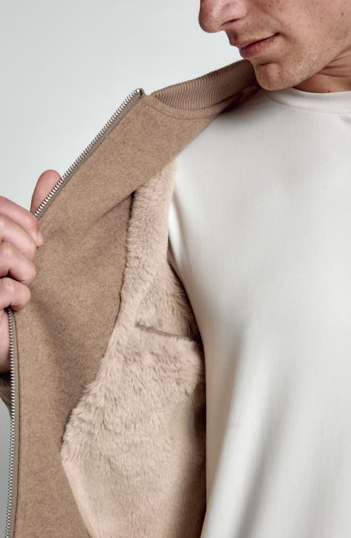 7 Diamonds Braxton Bomber Jacket In Brown