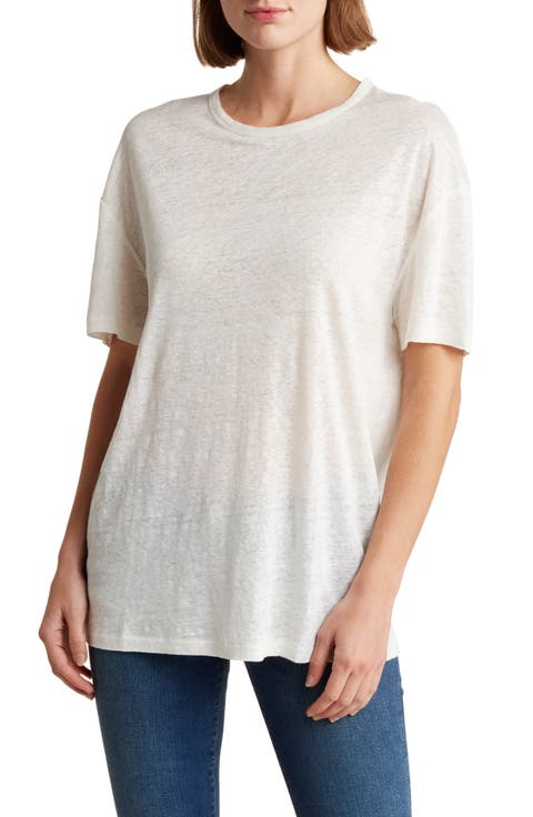 Oversize Linen T-Shirt