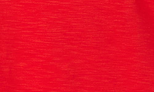Ruby Rd. Plus Size Paisley Lace Solid Knit T-shirt In Red