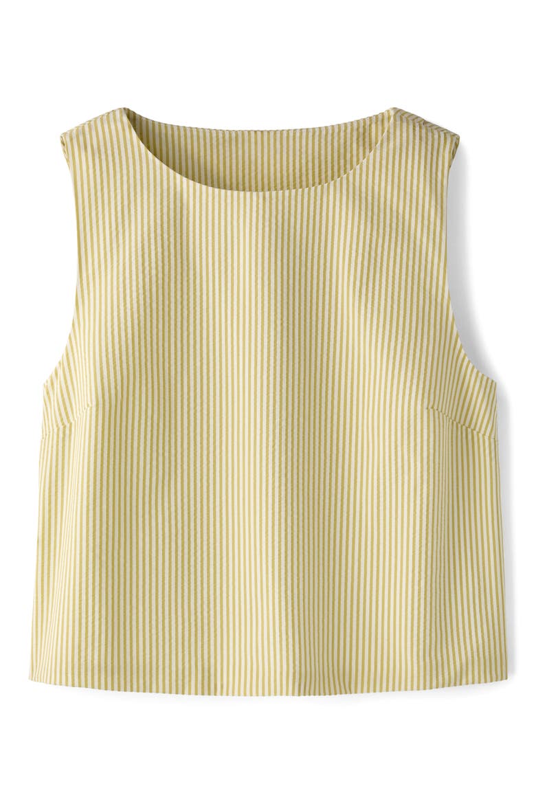 Saltair Boxy Tank, Alternate, color, CITRON STRIPE