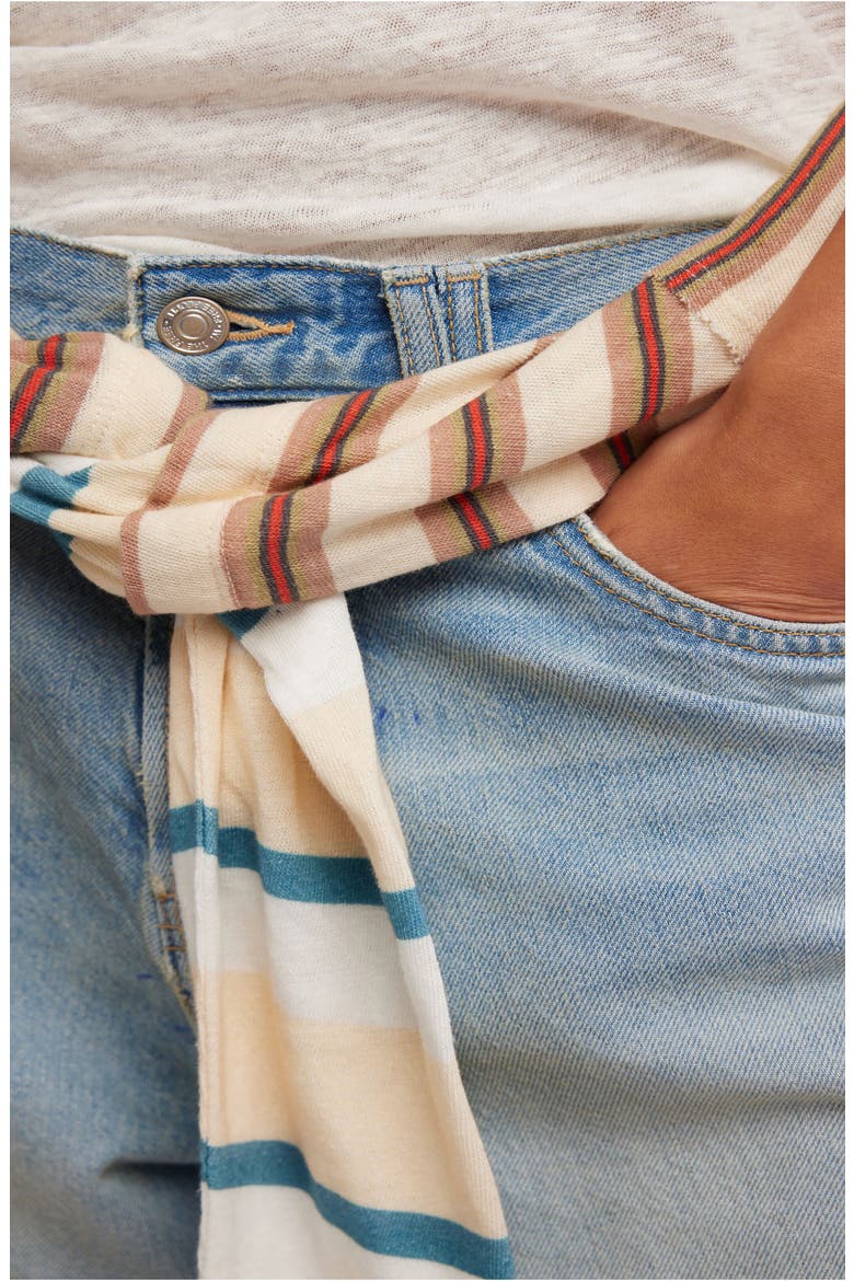 Montana Denim Mid Rise Bermuda Shorts, Alternate, color, COWGIRL BLUES
