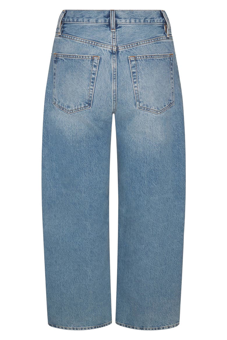 The Bow High Waist Barrel Jeans, Alternate, color, RAPTURE