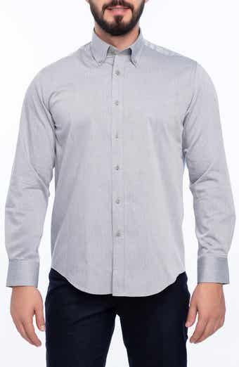 VELLAPAIS Avalon Slim Fit Cotton Dress Shirt