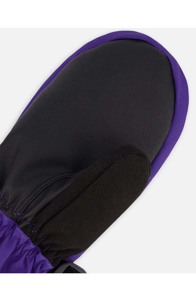 Deux par Deux Girl Winter Mittens Teknik, Alternate, color, Dark Purple