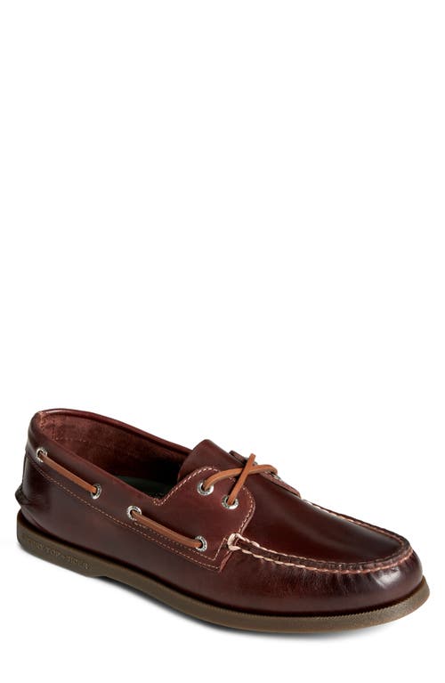 Sperry Authentic Original 2-eye Boat Shoe In Brown