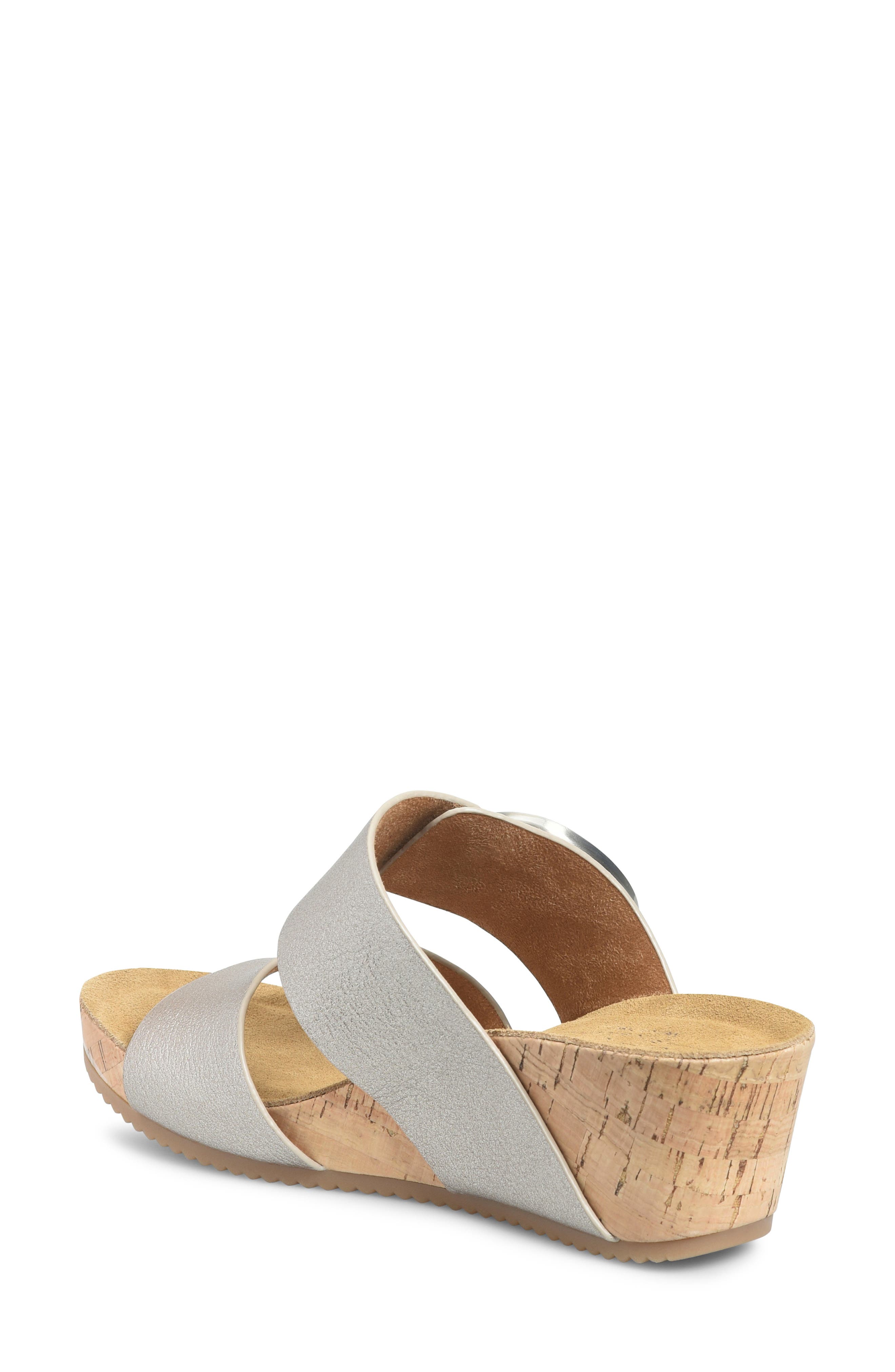 Elizabeth Platform Wedge Slide Sandal - image 4